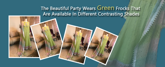 Modern green frocks Pakistani for 2020