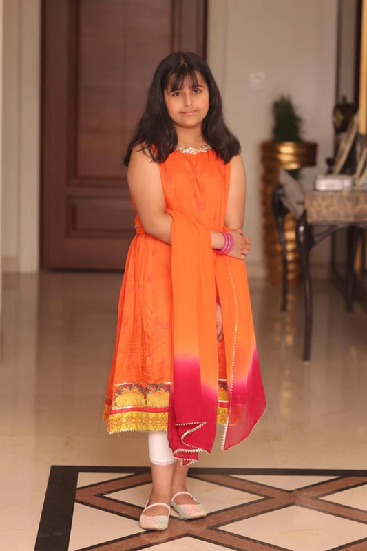 ORANGEY PINK-KIDS | LITTLE GIRLS | RJS PRET