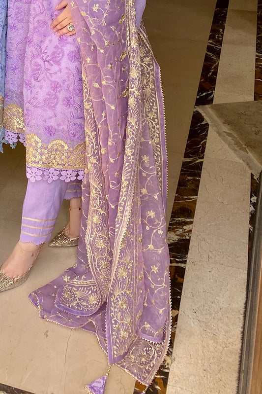 SINGHAR LILAC DUPATTA | MEETHI EID | RJS PRET