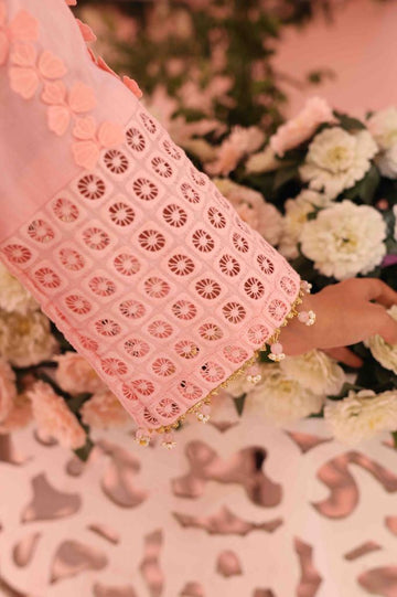 Pink Garden Inaaya Embroidered Lawn Suit | RJ’S PRET