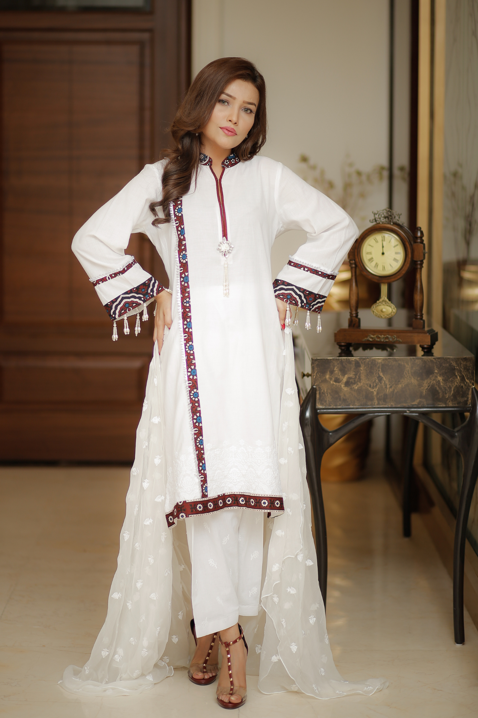 Ajrak top design dresses