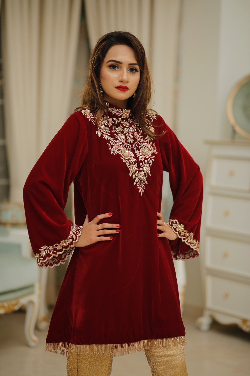 Burgundy Royale Exclusive outfit | Rj’s Pret