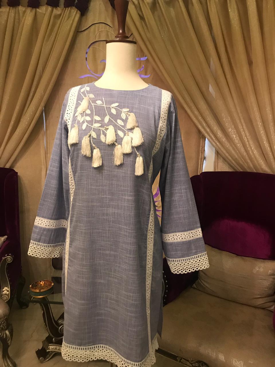 Tussle Trendy Blue Kurta | Rj’s Pret