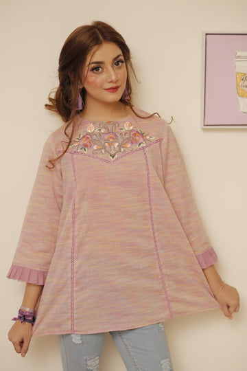 Lilac Blend Femo Casual Top | RJ’S PRET