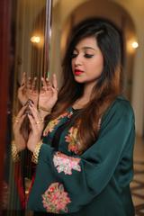 Emerald Green Silk Gown | CHANTELLE | RJ'S PRET