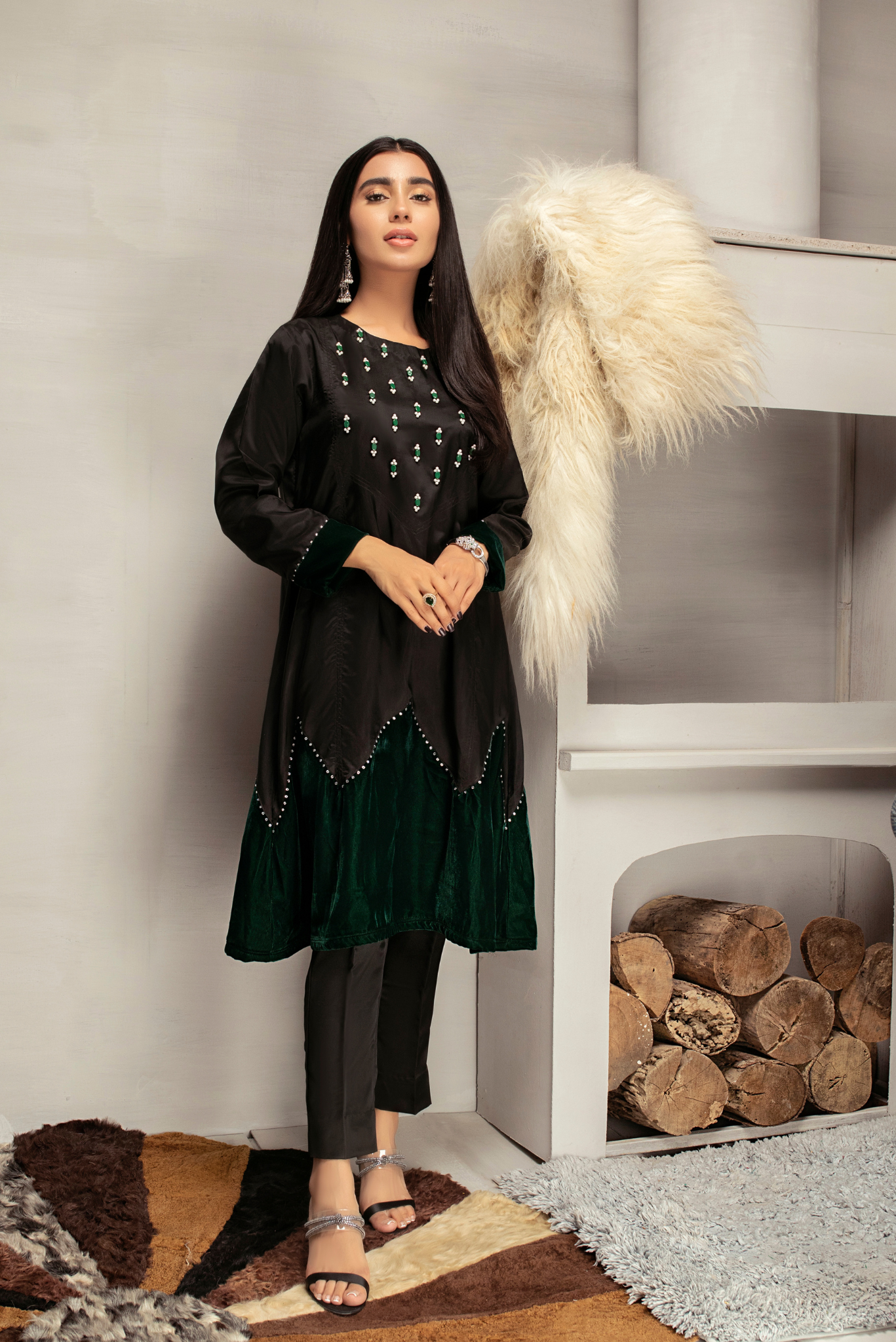 Emerald Zigzag | Ready to Wear | Pakistani Dress | RJ's Pret Emerald Zigzag | Ready to Wear | Pakistani Dress | RJ's Pret
