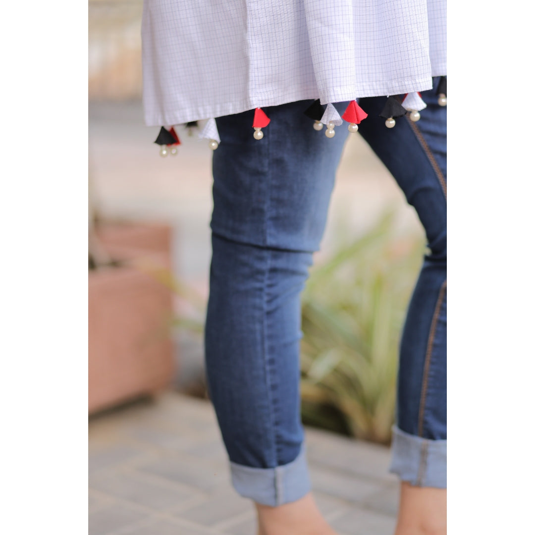 Checkered Kurti | Rj’s Pret