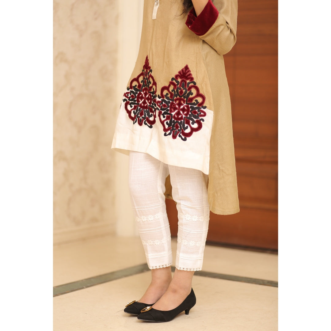 White Floral Pants | Rj’s Pret