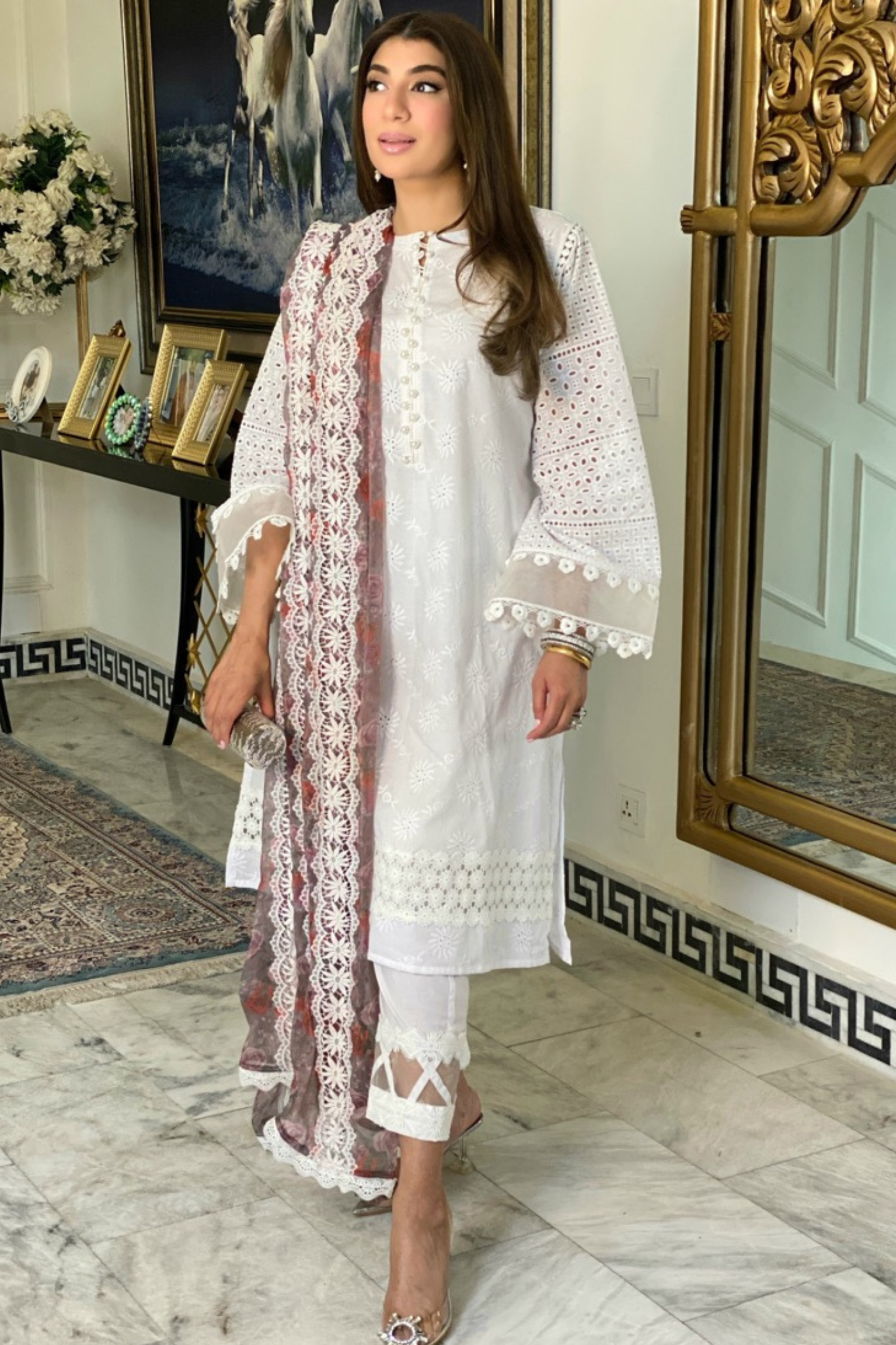 White dress store for eid