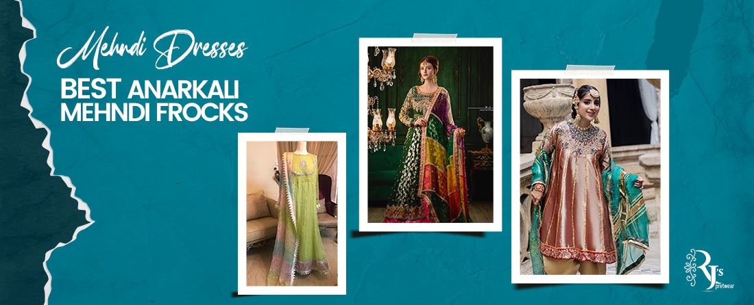 Best Anarkali Mehndi Dresses