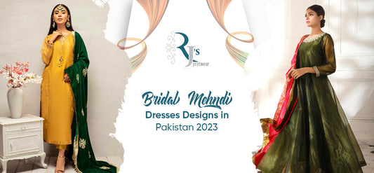 Bridal Mehndi Dresses Designs in Pakistan 2023