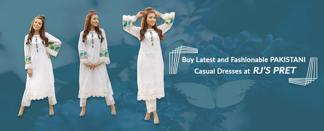 New Pakistani Casual Dresses Designs - Daily Use Dresses For You