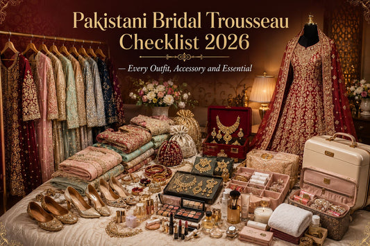 Pakistani Bridal Trousseau Checklist