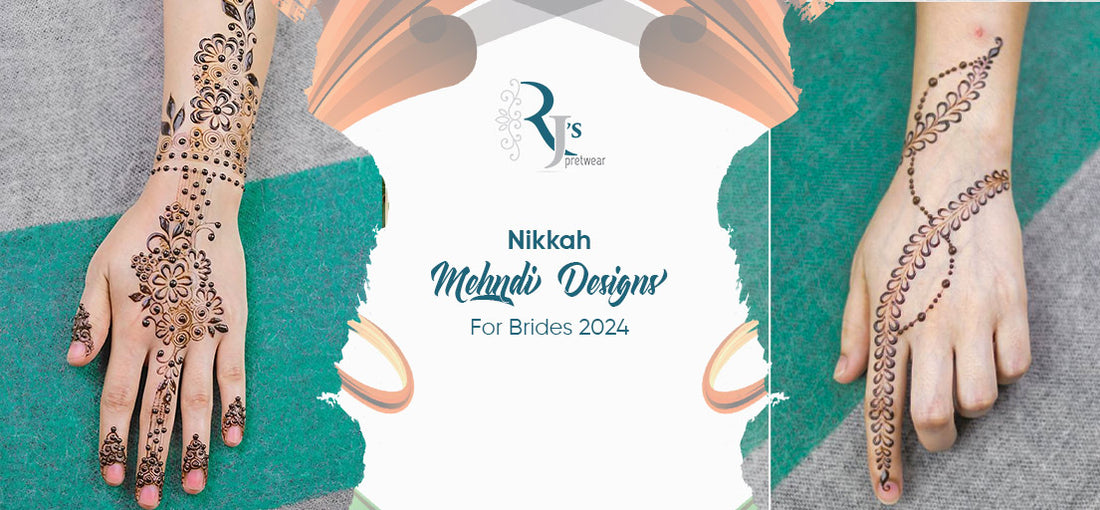 Nikkah Mehndi Designs For Brides 2024