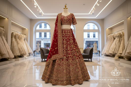 Pakistani Bridal Lehenga UK