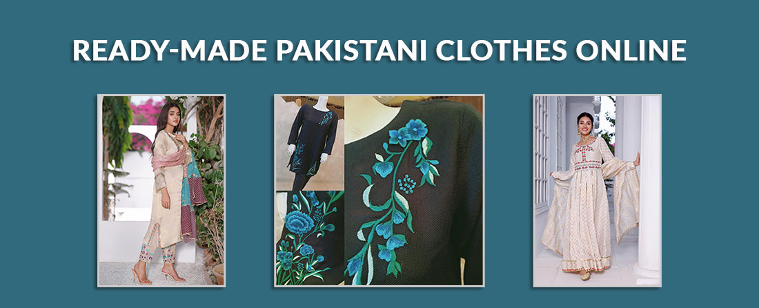Ready-made Pakistani Clothes Online | Pakistani Salwar Kameez Online