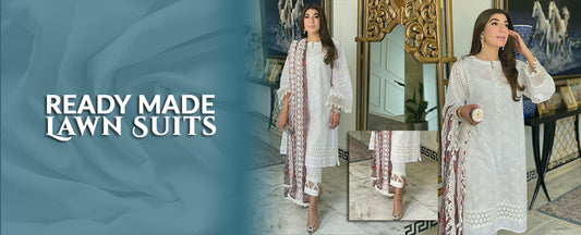 Ready-made Lawn Suits Designs | Ready-made Clothes Online In Pakistan