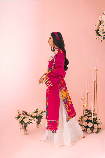 Raspberry Inaaya Embroidered Lawn Suit | RJ’S PRET