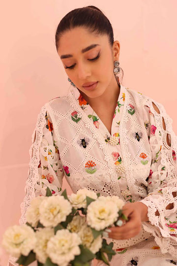 Honey Bee Inaaya Embroidered Lawn Suit | RJ’S PRET