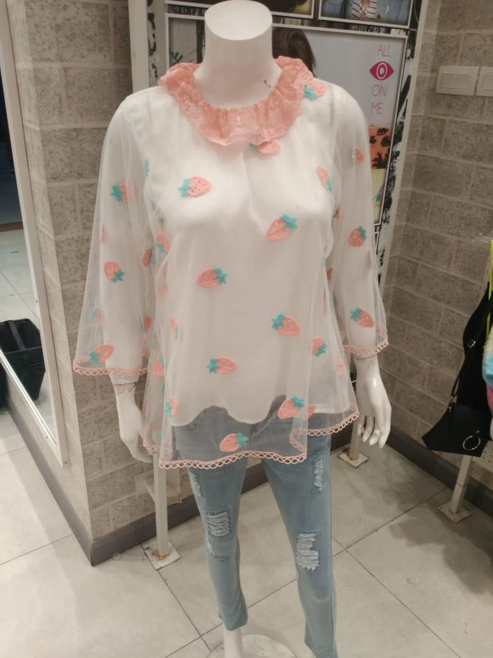 Strawberry Fun Femo Casual Top | RJ’S PRET