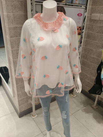 Strawberry Fun Femo Casual Top | RJ’S PRET