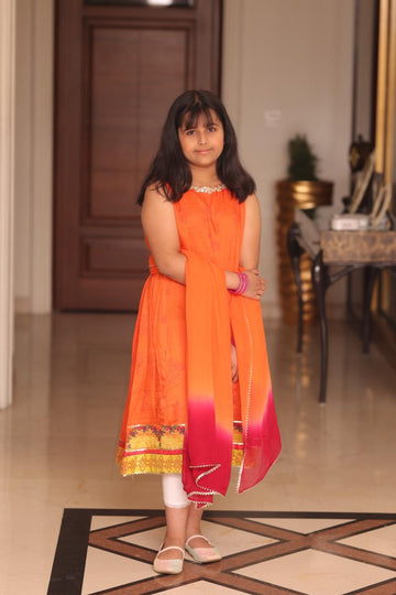 ORANGEY PINK-KIDS| MOMMY & ME | RJS PRET