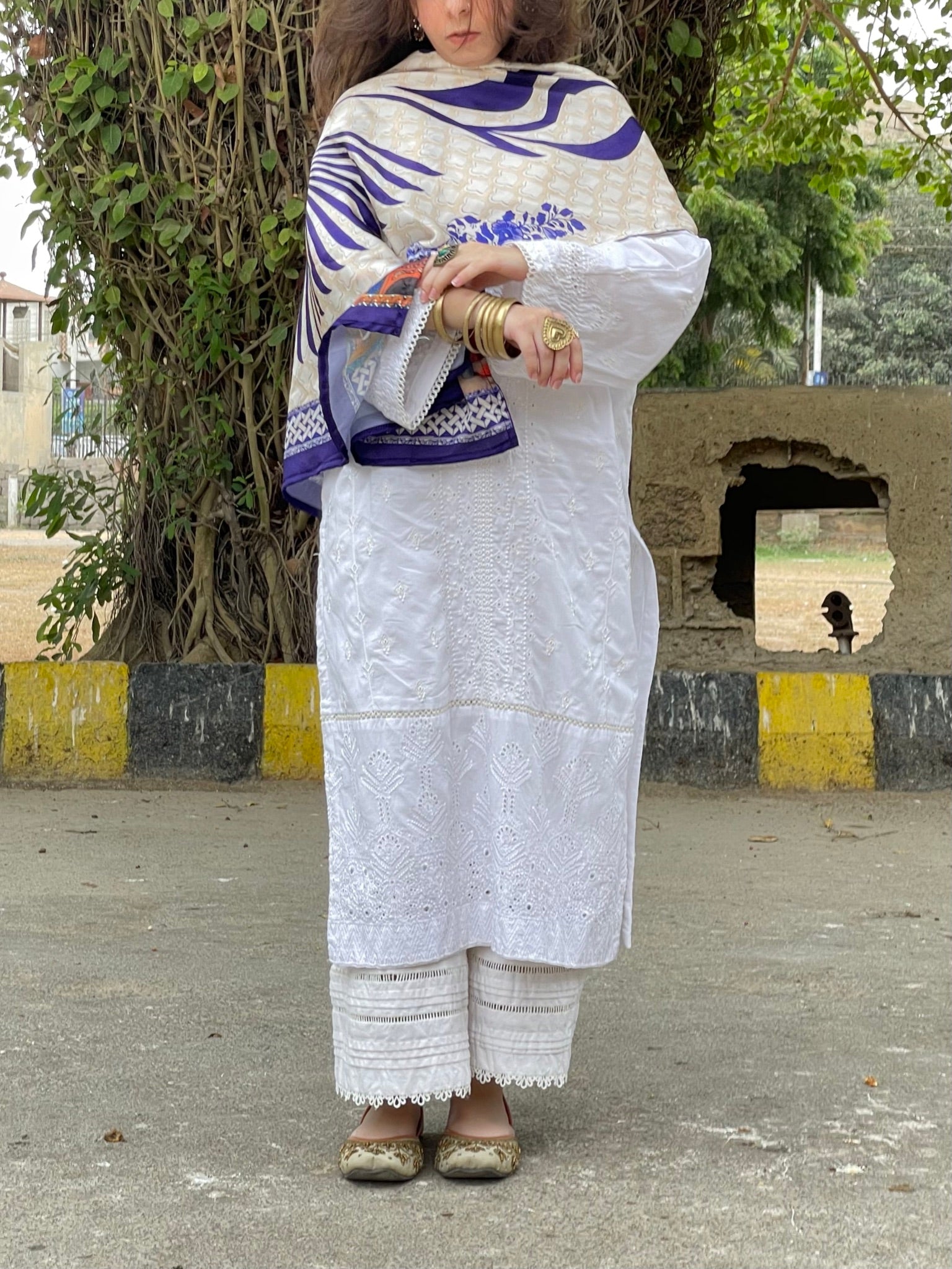 Multan Heritage Stole — Pakistan Zindabad Collection · RJ's Pret