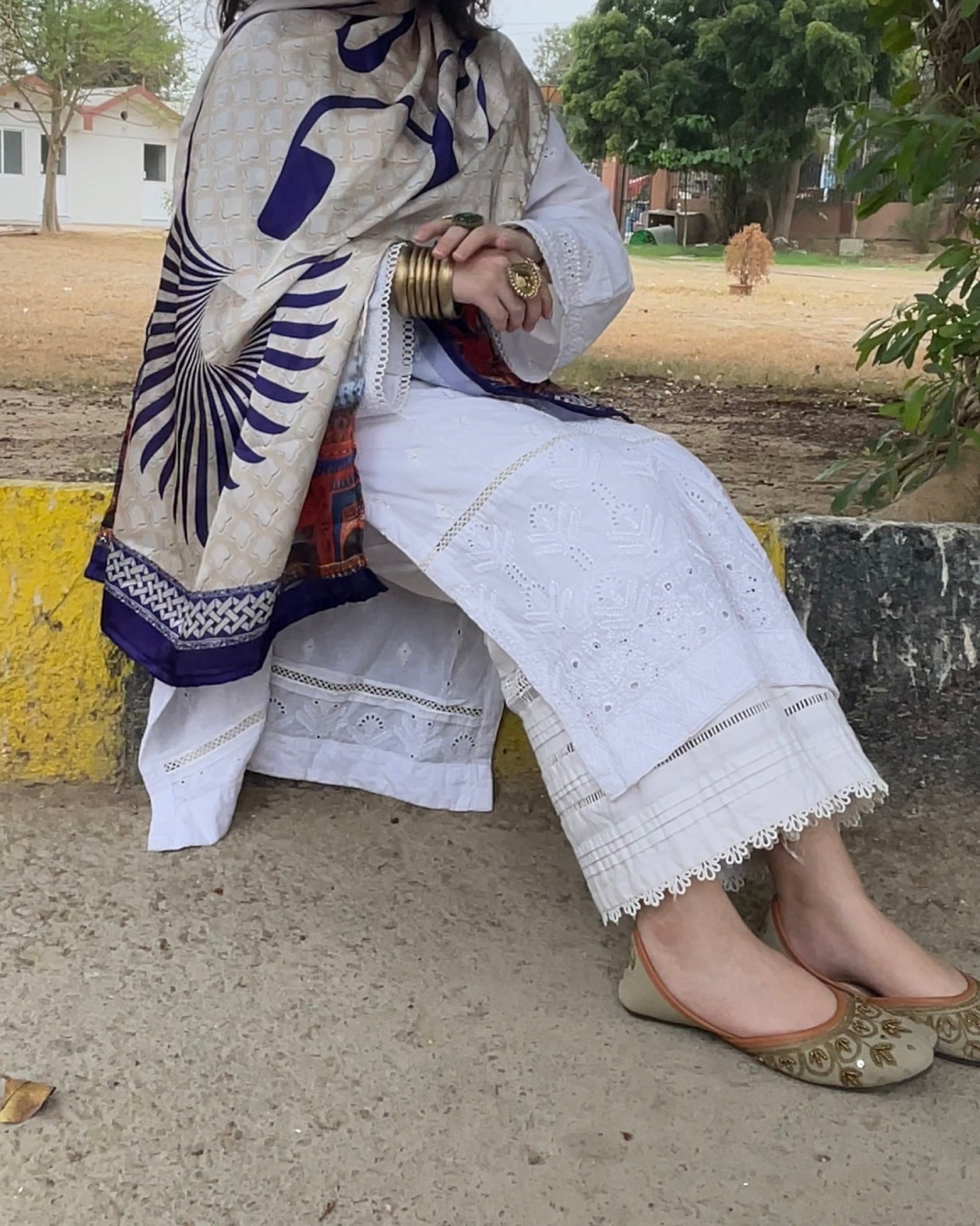 Multan Heritage Stole — Pakistan Zindabad Collection · RJ's Pret