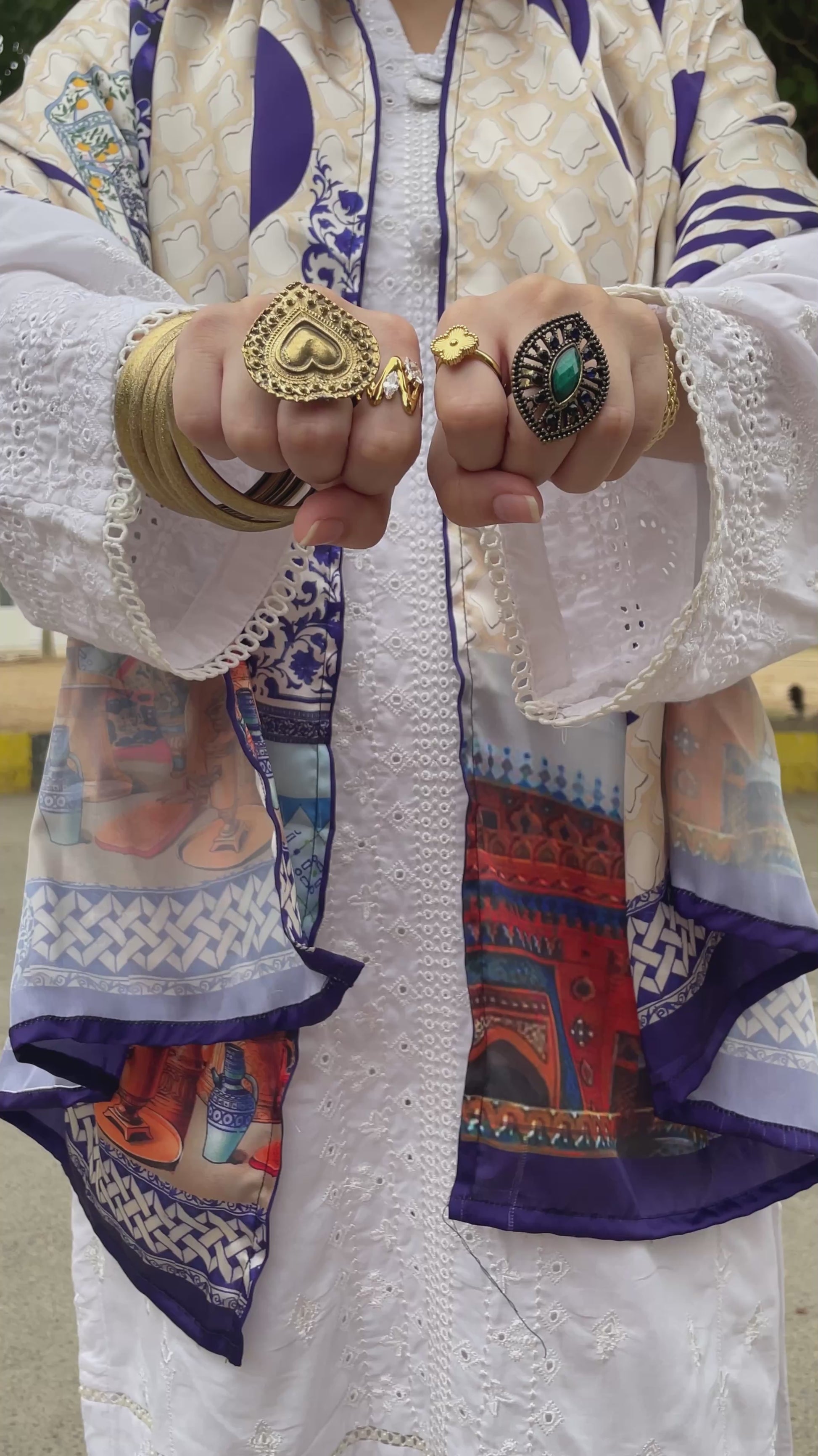 Multan Heritage Stole — Pakistan Zindabad Collection · RJ's Pret