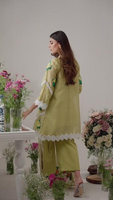 Primrose Umeed Embroidered Net Kurta Set | RJS PRET