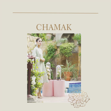 Chamak Mint Green Shadmani Embroidered Formal Dress | RJ’S PRET
