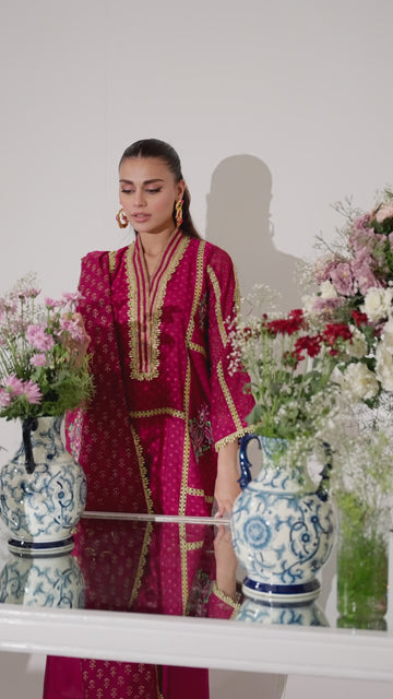 Bougainvillea Umeed Embroidered Kurta Set | RJS PRET