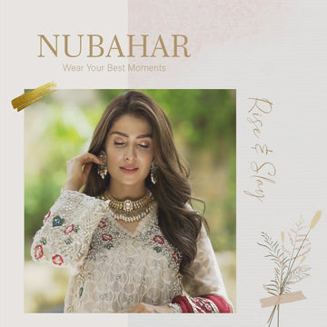 Naubahar Shadmani Luxury Embroidered Formal Dress | RJ’S PRET