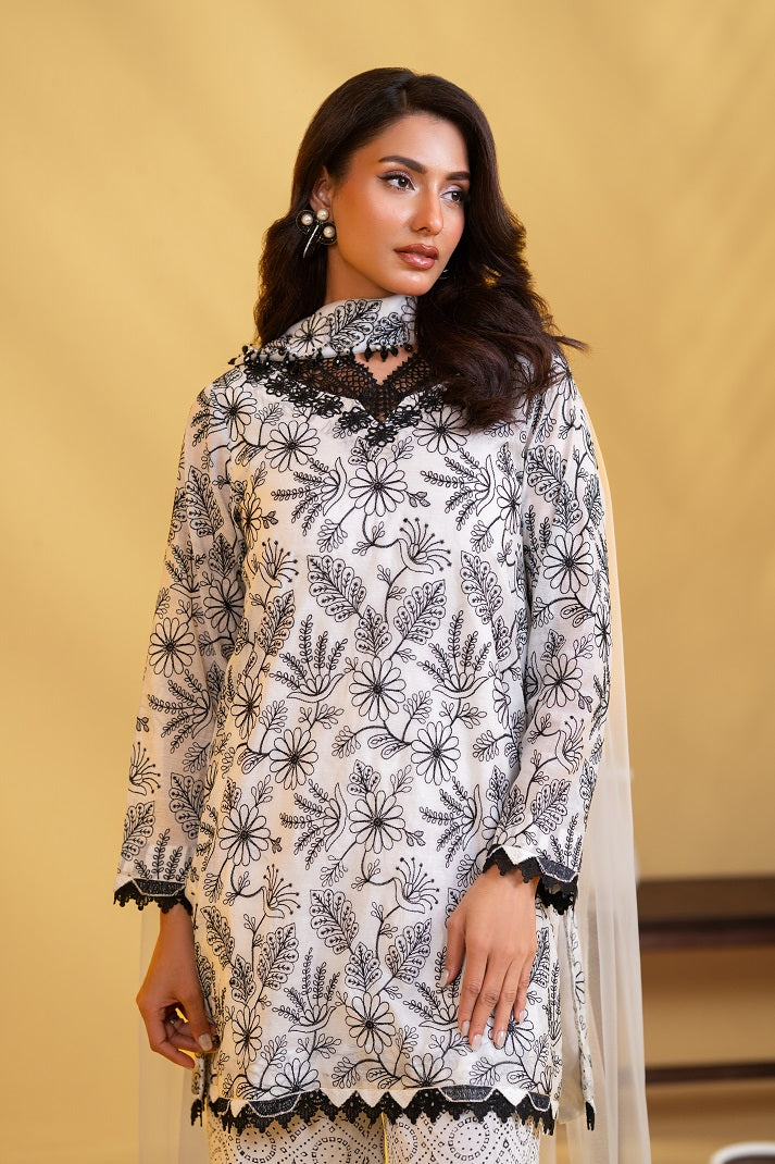 Soft Fern Nooreh Elegant 3 Piece Embroidered Dress Soft Fern Nooreh Elegant 3 Piece Embroidered Dress