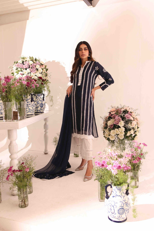 NAVY ORCHID | UMEED | RJS PRET