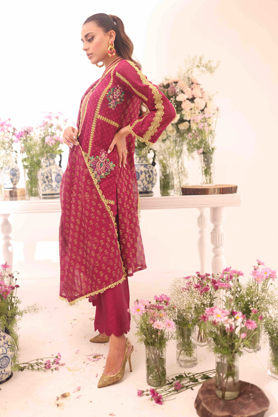Bougainvillea Umeed Embroidered Kurta Set | RJS PRET