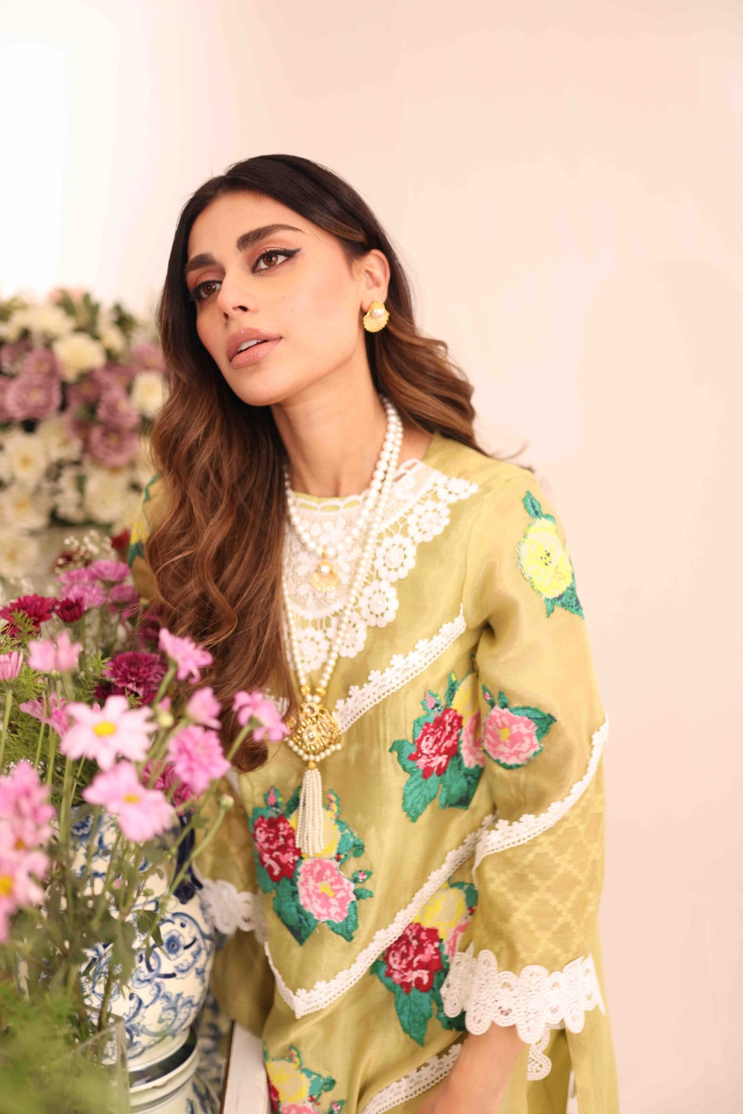 Primrose Umeed Embroidered Net Kurta Set | RJS PRET