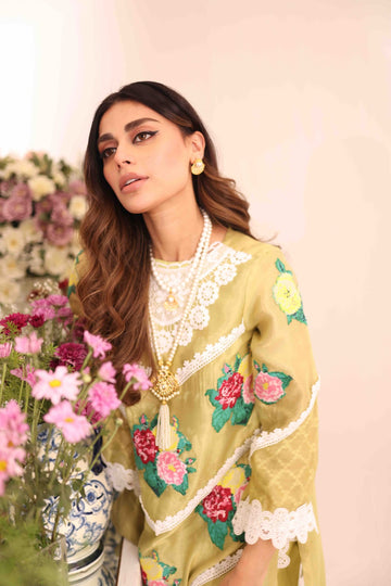Primrose Umeed Embroidered Net Kurta Set | RJS PRET