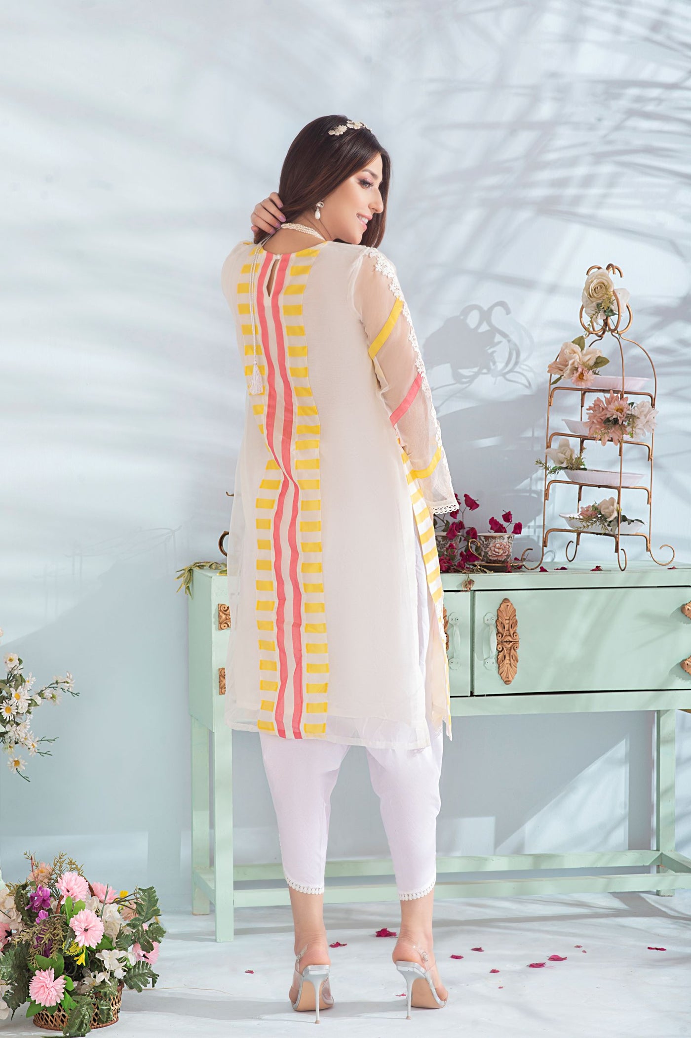 TWINE (YELLOW) | CARNIVAL | Elegant Lace Shirt | RJ’S PRET