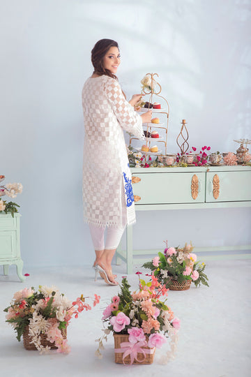 Embroidered Suit with Tie Dye Dupatta | FLORENCE | CARNIVAL