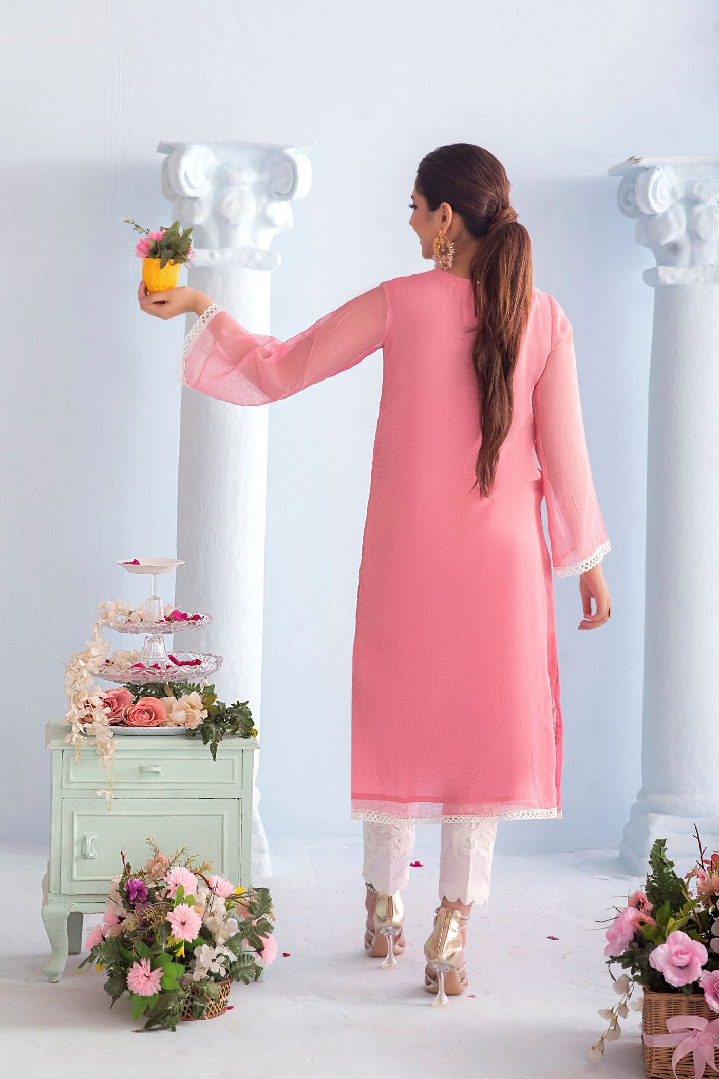 CANDY FLOSS | CARNIVAL | Candy Pink Asymmetrical Shirt |  RJ’S PRET