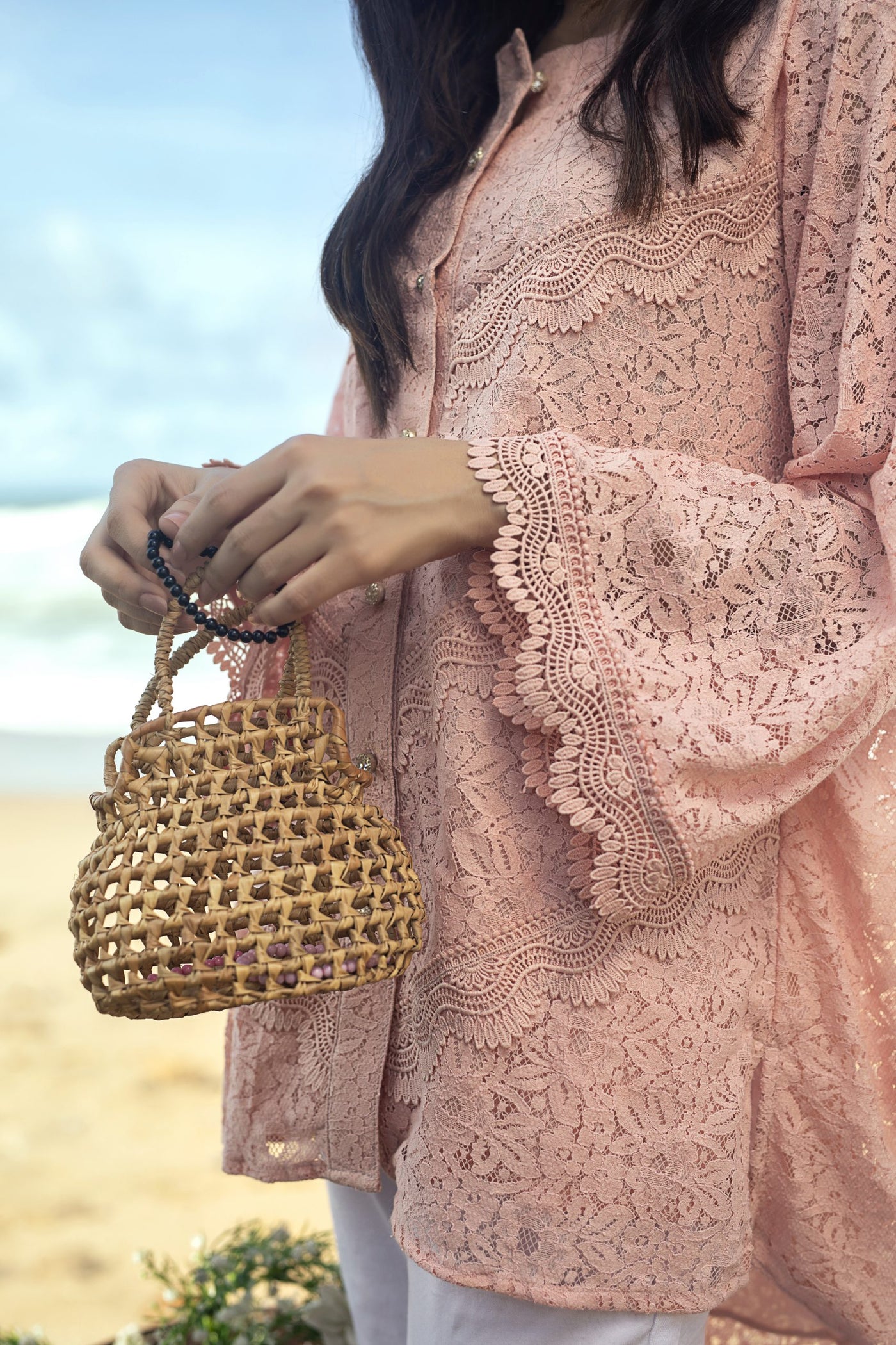 Pink Sparkle Chantelle Top | RJ’S PRET