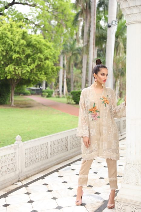 Raga Rivoli Mystique Embroidered Net Gown | RJ'S PRET