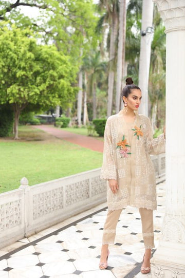Raga Rivoli Mystique Embroidered Net Gown | RJ'S PRET