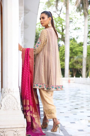 Lustrous Plum Mystique Embellished Gown | RJ’S PRET