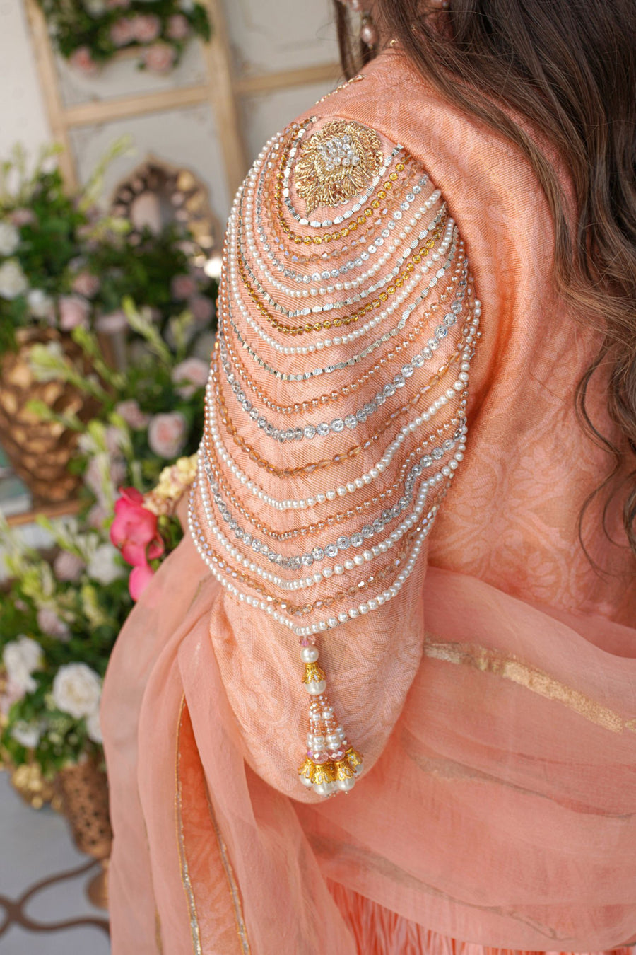 Saaz Khushi Embroidered Kalidaar Frock | RJS PRET