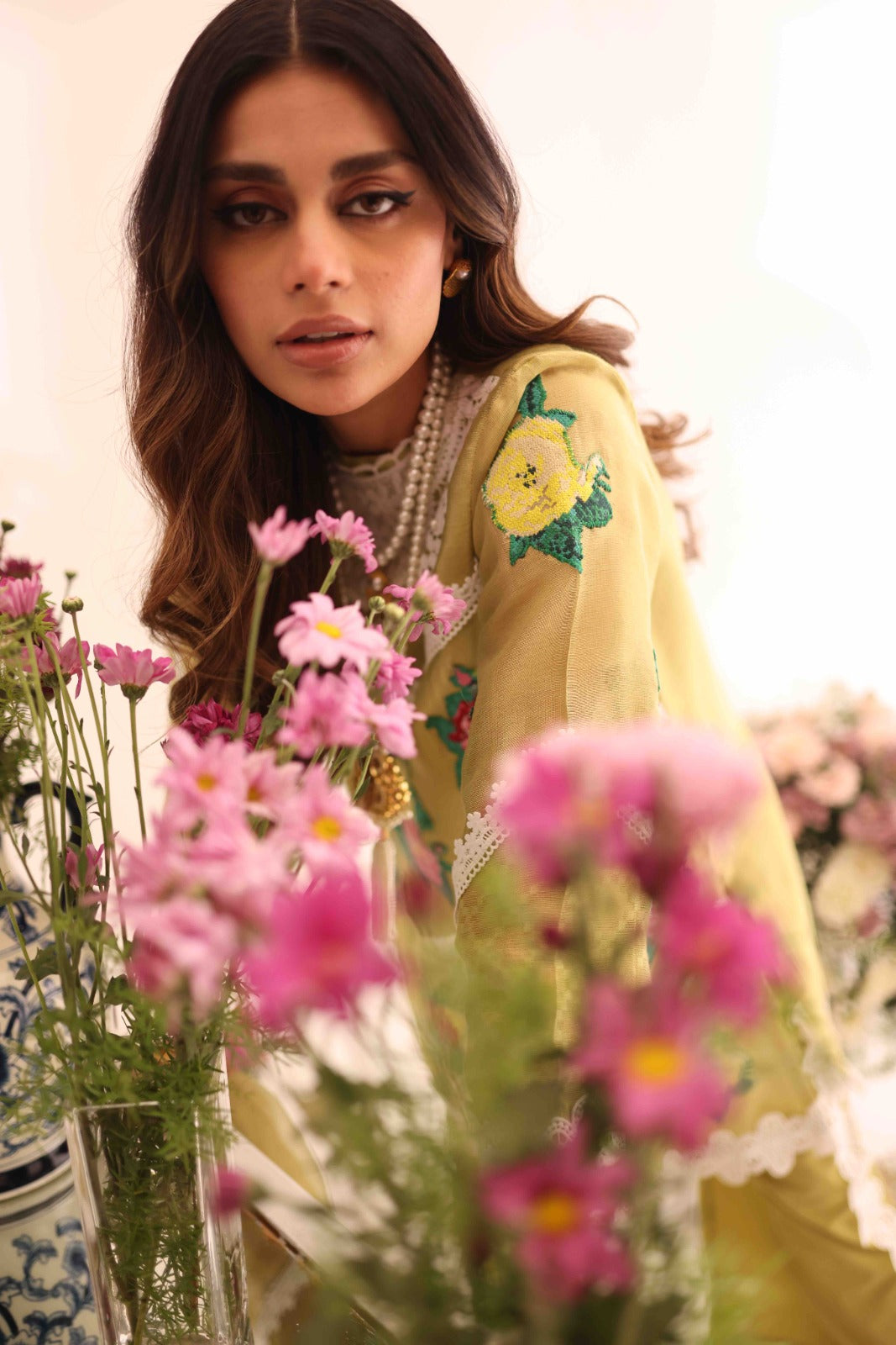 Primrose Umeed Embroidered Net Kurta Set | RJS PRET
