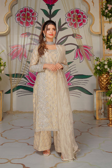Kohinoor Khushi Swarovski Embroidered Organza Dress | RJS PRET