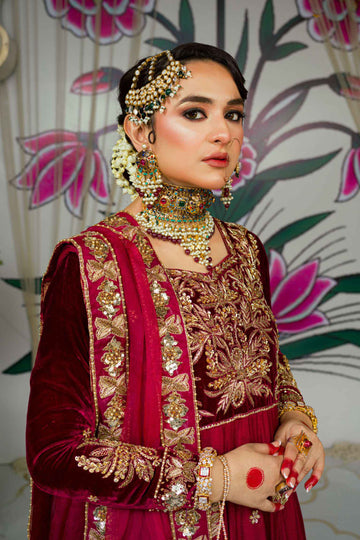 Aafreen Khushi Bridal Peshwas Dress | RJS PRET