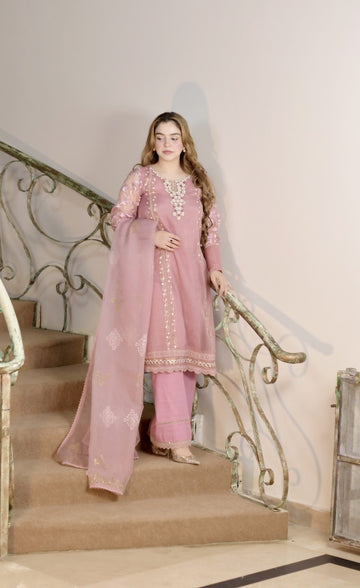CARNIVAL (TEA PINK) | Embroidered Outfit | RJ’S PRET